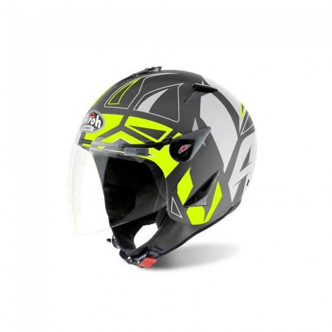 Casco JT Convert giallo opaco