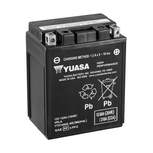 Batteria YUASA YTX14AHL-BS