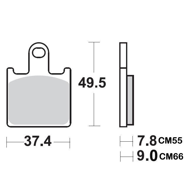 Pastiglia Braking  (4 pastiglie per conf.)