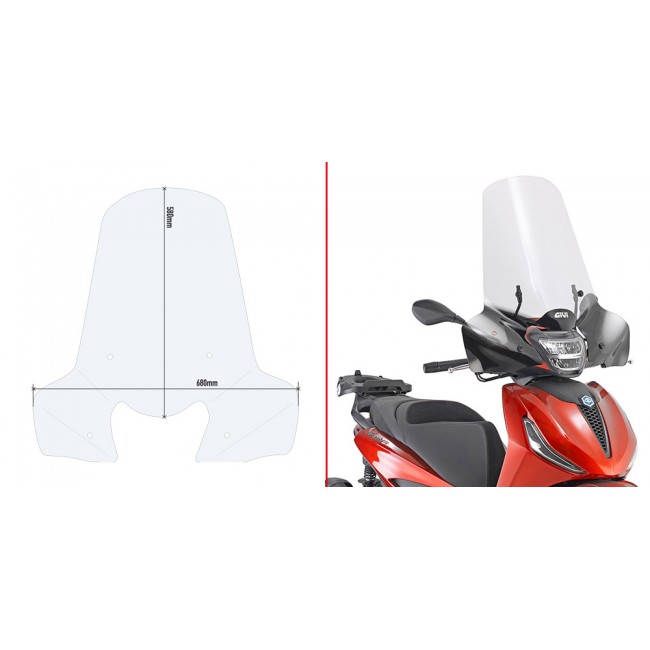 Parabrezza Beverly  300-400  21/24 - Givi