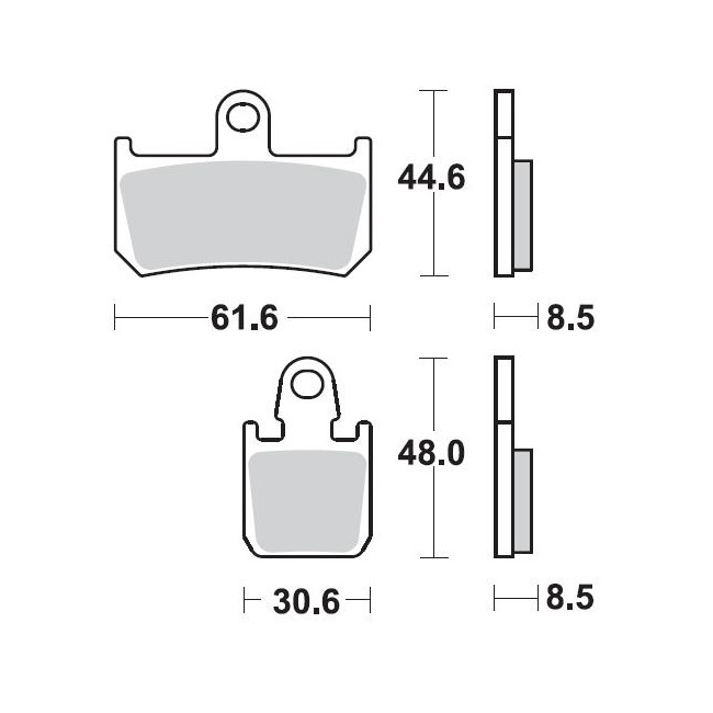 Pastiglia Braking  (4 pastiglie per conf.)