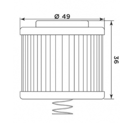 Filtro olio MEIWA Y4020