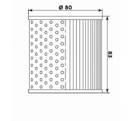 Filtro olio MEIWA K2001