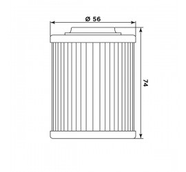 Filtro olio MEIWA P5010