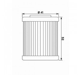 Filtro olio MEIWA KT8002