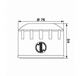 Filtro olio MEIWA B9001