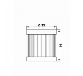 Filtro olio MEIWA P5005