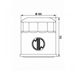 Filtro olio MEIWA H1013