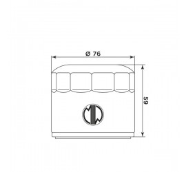 Filtro olio MEIWA MG20002