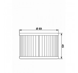 Filtro olio MEIWA KY7004