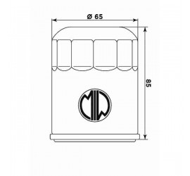 Filtro olio MEIWA A11001